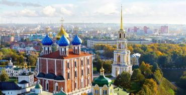 The main attractions of Ryazan and its environs