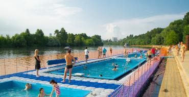 11 utendørs svømmebasseng i Moskva